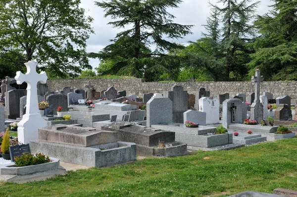 Кладовище Порніше в Атлантична Луара — стокове фото