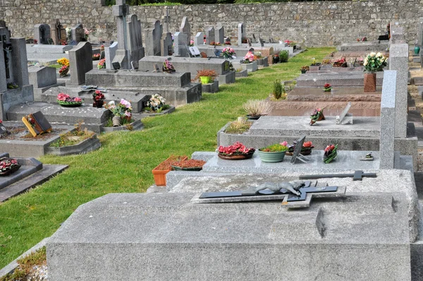 Friedhof von pornichet in loire atlantique — Stockfoto