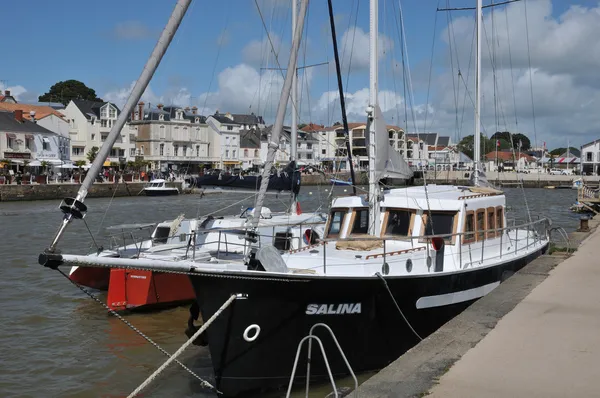 Pitoresca cidade de Pornic in Loire Atlantique — Fotografia de Stock