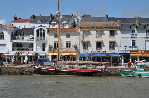 Pitoresca cidade de Pornic in Loire Atlantique — Fotografia de Stock