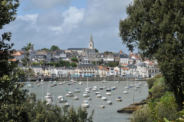 Pitoresca cidade de Pornic in Loire Atlantique — Fotografia de Stock