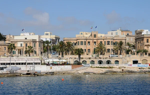 Malta, la pintoresca bahía de La Valeta — Foto de Stock