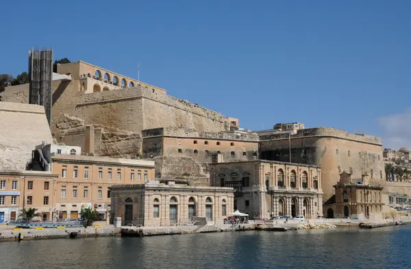 Malta, la pintoresca bahía de La Valeta — Foto de Stock