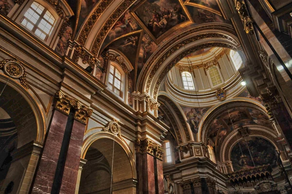 Malta, la pittoresca cattedrale di Mdina — Foto Stock