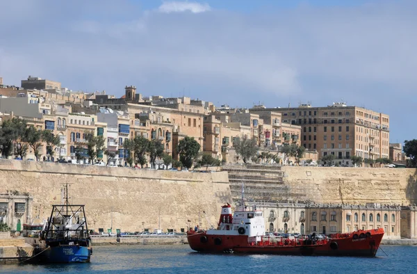 Malta, the picturesque bay of Valetta — Stock Photo, Image