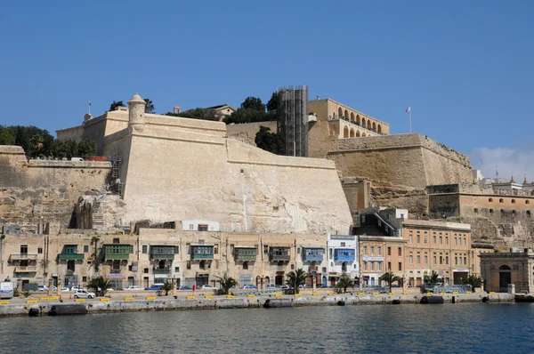 Malta, la pintoresca bahía de La Valeta — Foto de Stock