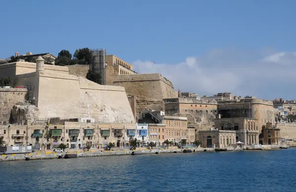 Malta, la pintoresca bahía de La Valeta — Foto de Stock