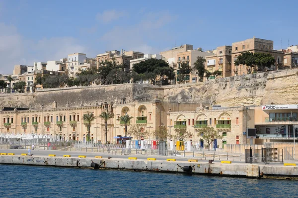Malta, Valettas pittoreske bukt – stockfoto