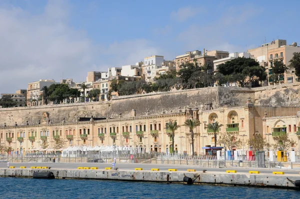 Malta, la pintoresca bahía de La Valeta — Foto de Stock