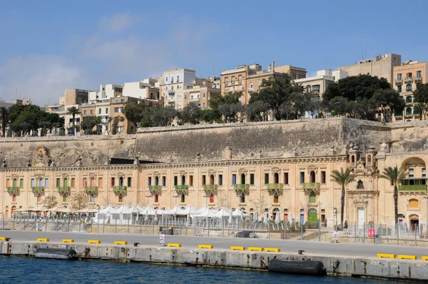 Malta, la pintoresca bahía de La Valeta — Foto de Stock