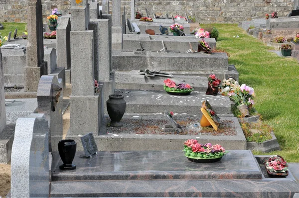 Cimitirul din Pornichet din Loire Atlantique — Fotografie, imagine de stoc