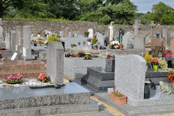 Cemetery of Pornichet in Loire Atlantique — Stock Photo, Image
