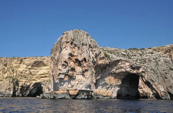 Malta, de pittoreske site van blauwe grot — Stockfoto