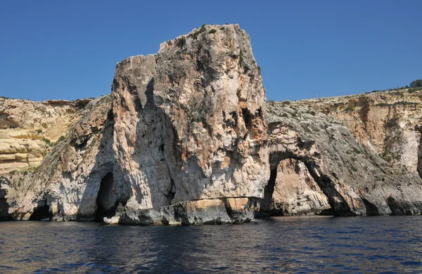 Malta, de pittoreske site van blauwe grot — Stockfoto