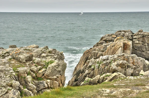 Bretagne, La Cote Sauvage a Batz sur Mer — Foto Stock