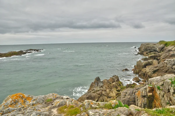 Bretagne, la cote sauvage batz sur Mer — Stok fotoğraf