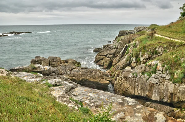 Bretagne, la Côte sauvage w batz sur mer — Zdjęcie stockowe