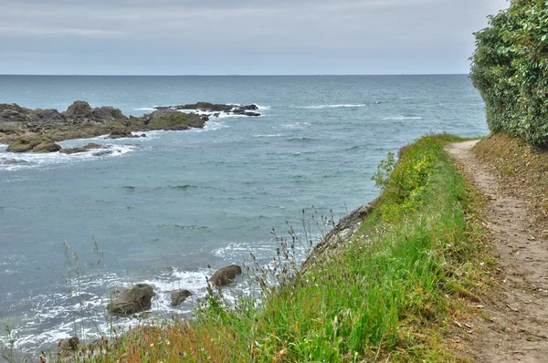 Bretagne, La Cote Sauvage in Batz sur Mer — Stockfoto