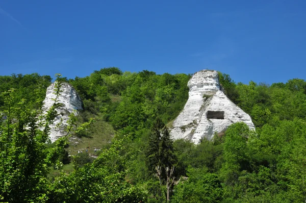 Francia, il villaggio di Haute Isle in Val d'Oise — Foto Stock