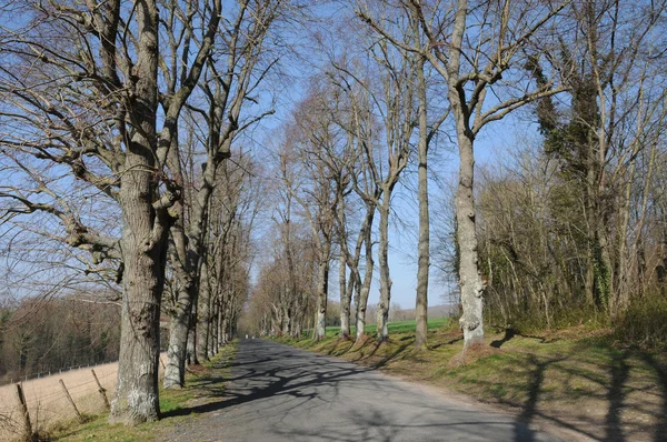 Frankreich, das dorf fontenay saint pere — Stockfoto