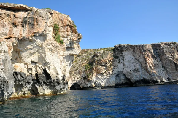 Malta, il pittoresco sito della Grotta Azzurra — Foto Stock