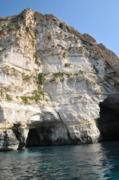 Malta, il pittoresco sito della Grotta Azzurra — Foto Stock