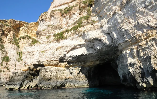 Malta, de pittoreske site van blauwe grot — Stockfoto