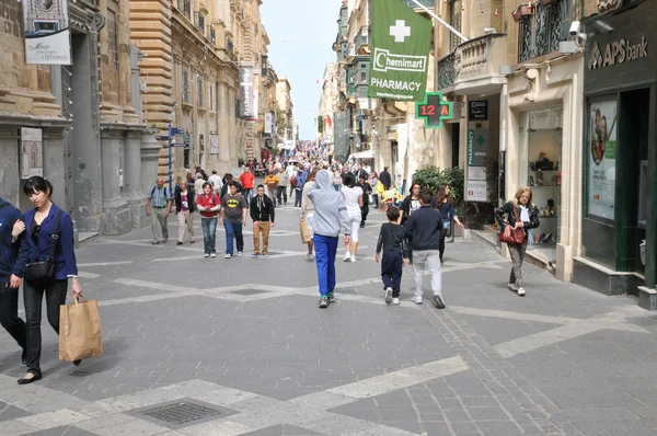 马耳他瓦莱塔风景如画的城市 — 图库照片