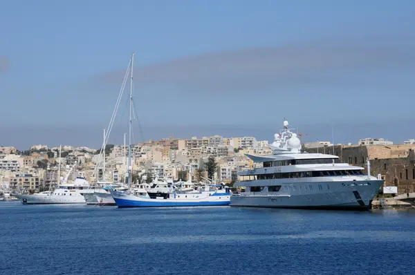 Malta, la pintoresca bahía de La Valeta — Foto de Stock