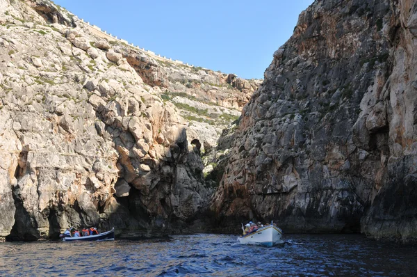 Malta, der malerische ort der blauen grotte — Stockfoto