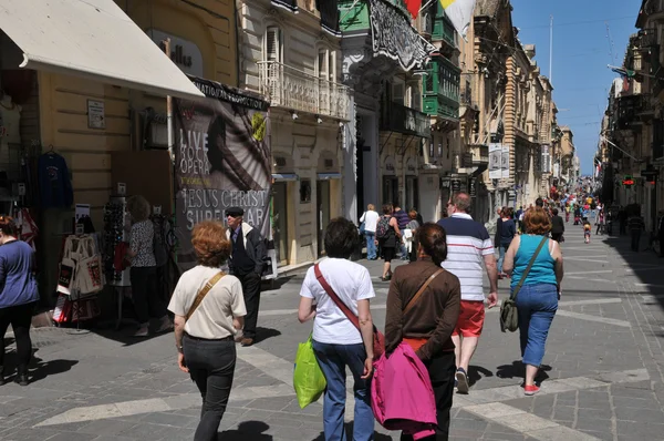 Malta, het schilderachtige stad van valetta — Stockfoto