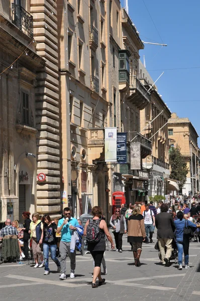 Malta, den pittoreska staden valetta — Stockfoto