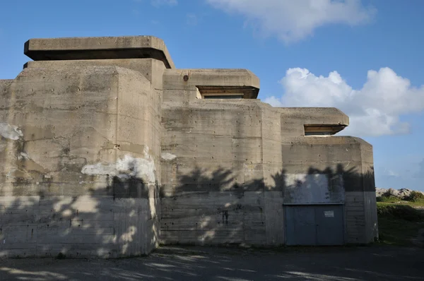 Bretagne, le grand blockhaus i batz sur mer — Stockfoto