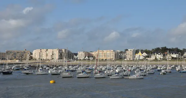 Schilderachtige stad van pornichet in loire-atlantique — Stockfoto