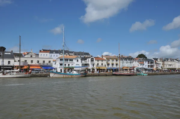 Pitoresca cidade de Pornic in Loire Atlantique — Fotografia de Stock