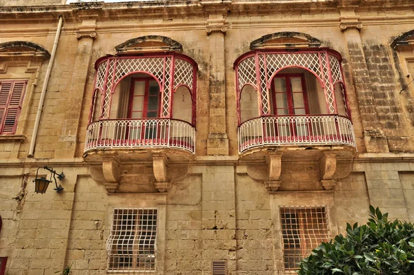 Malta, mdina pitoresk kenti — Stok fotoğraf