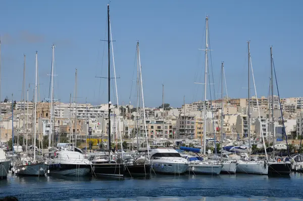 Мальта, мальовничій бухті Валетта — стокове фото