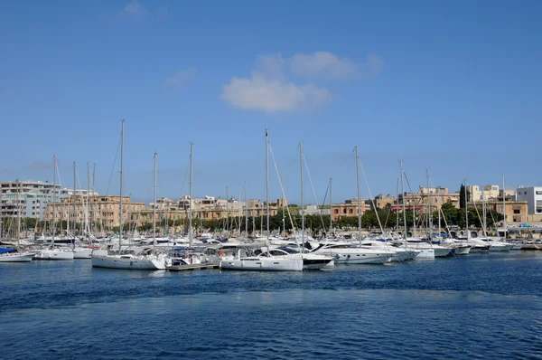 Malta, la pittoresca baia di La Valletta — Foto Stock