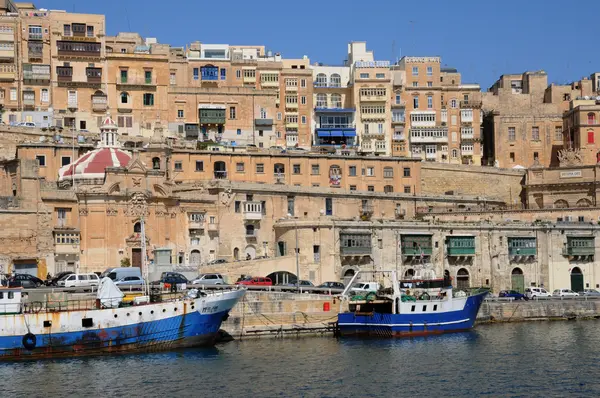 Malta, la pintoresca bahía de La Valeta —  Fotos de Stock