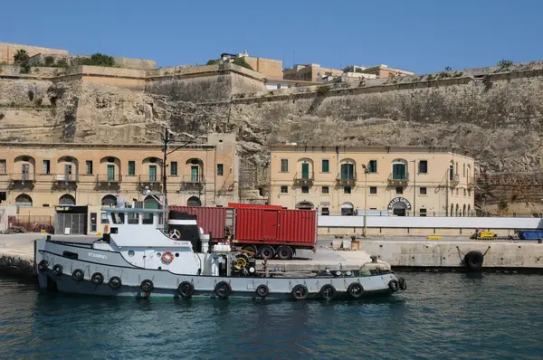 Malta, the picturesque bay of Valetta — Stock Photo, Image