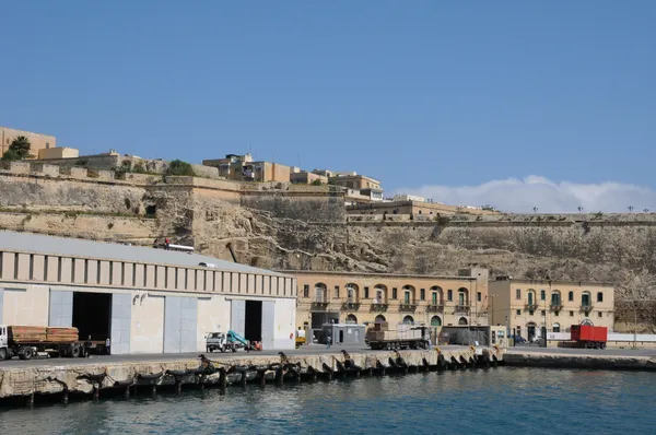 Malta, the picturesque bay of Valetta — Stock Photo, Image