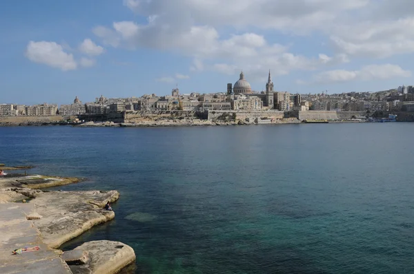 Malta, den pittoreska staden valetta — Stockfoto