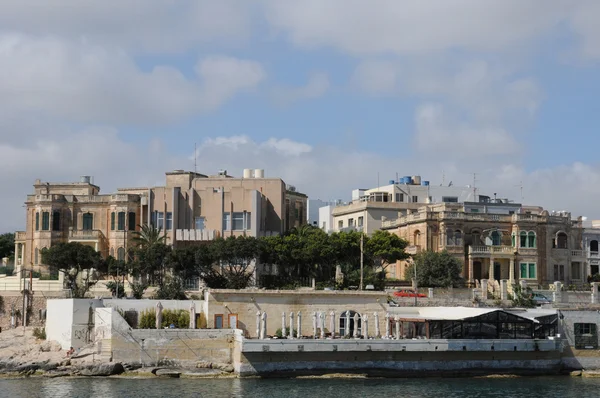 Malta, la pintoresca bahía de La Valeta — Foto de Stock