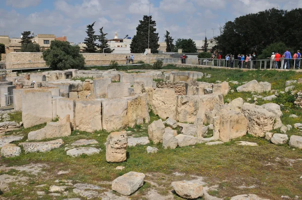 Malta, the megalithic temples of Tarxien — Stock Photo, Image