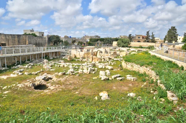 Malta, die megalithischen tempel von tarxien — Stockfoto