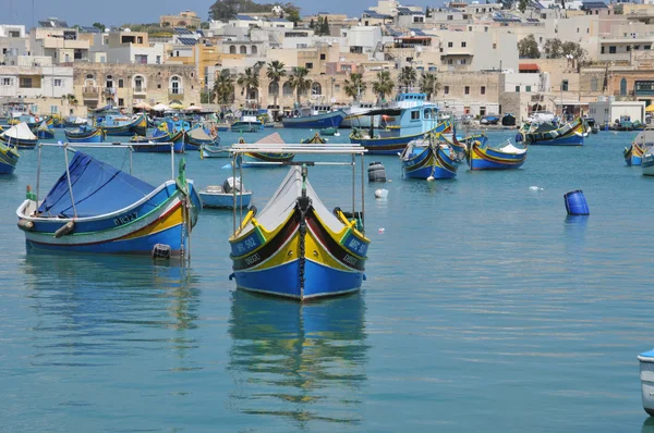 Malta, a pitoresca cidade de Marsaxlokk — Fotografia de Stock