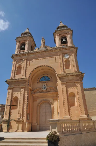 Malta, malebném městě marsaxlokk — Stock fotografie