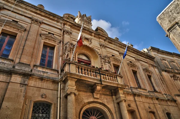 Мальта, мальовниче місто місті mdina — стокове фото