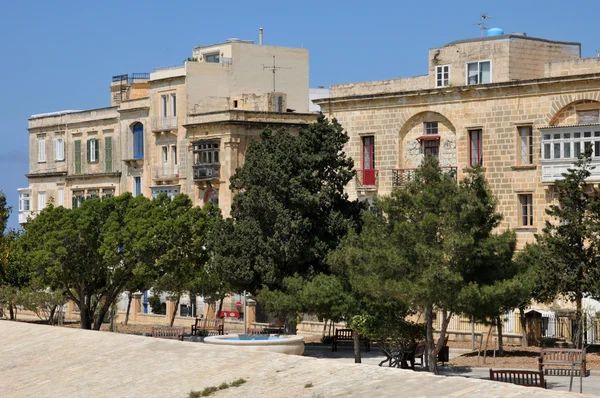 Malta, malebné město valetta — Stock fotografie