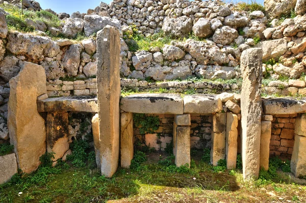 Мальта, живописный храм Ггантия в Гозо — стоковое фото